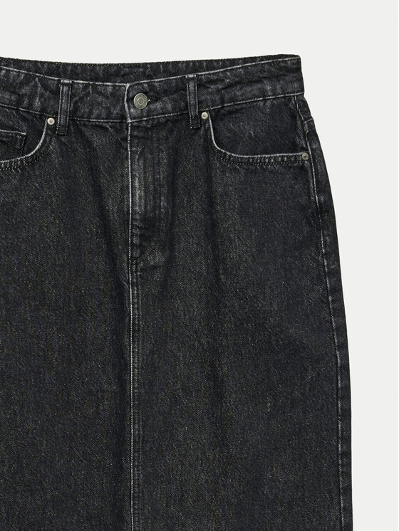 Vero Moda Vero Moda Φούστα τζιν Candice 10330206 Μαύρο Regular Fit