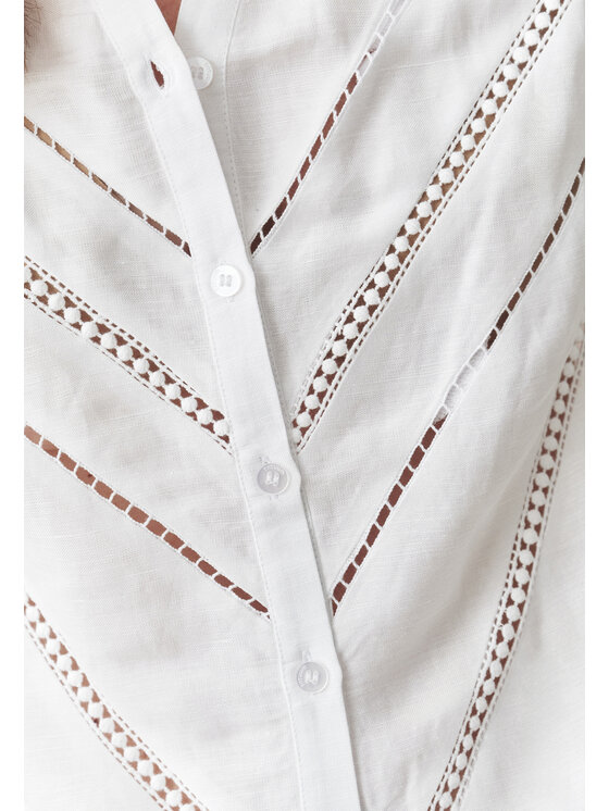 TATUUM TATUUM Bluzka CASSIA Biały Classic Fit