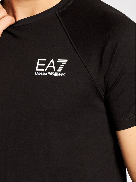 T-shirt 6KPT25 PJ02Z 1200 Nero Regular Fit