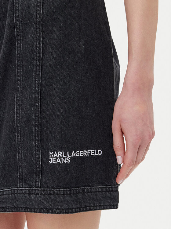 Karl Lagerfeld Jeans Karl Lagerfeld Jeans Džínové šaty A2W13023 Šedá Regular Fit