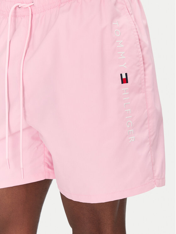 Tommy Hilfiger Tommy Hilfiger Szorty kąpielowe UM0UM03258 Różowy Regular Fit
