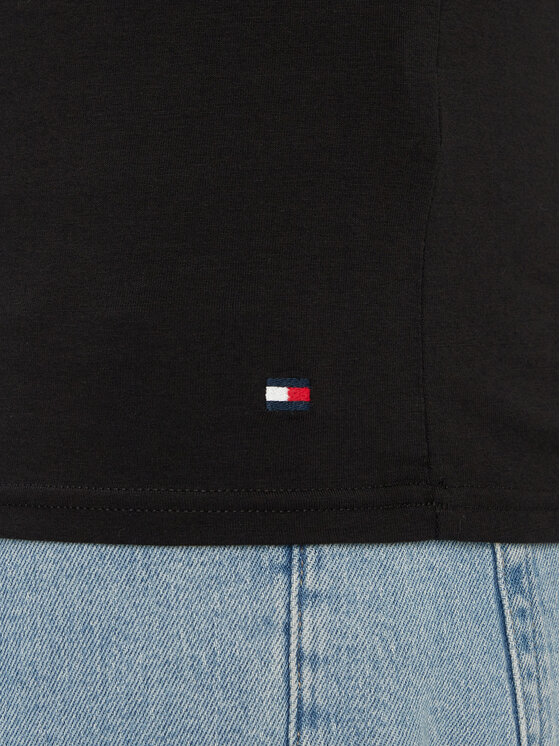 Tommy Hilfiger Tommy Hilfiger Σετ t-shirts UM0UM03933 Μαύρο Slim Fit