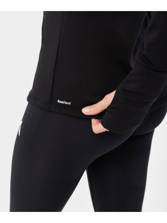 Carpatree Carpatree Bluza Glacier golf Czarny Fitted Fit