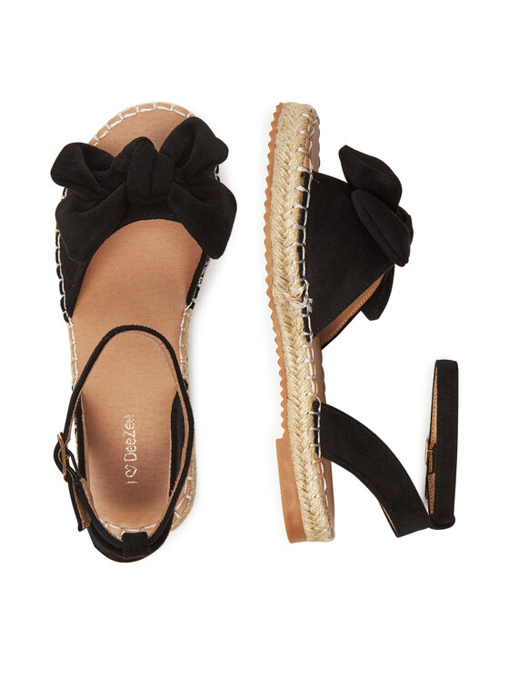 DeeZee DeeZee Espadrilles LE601-107 Schwarz
