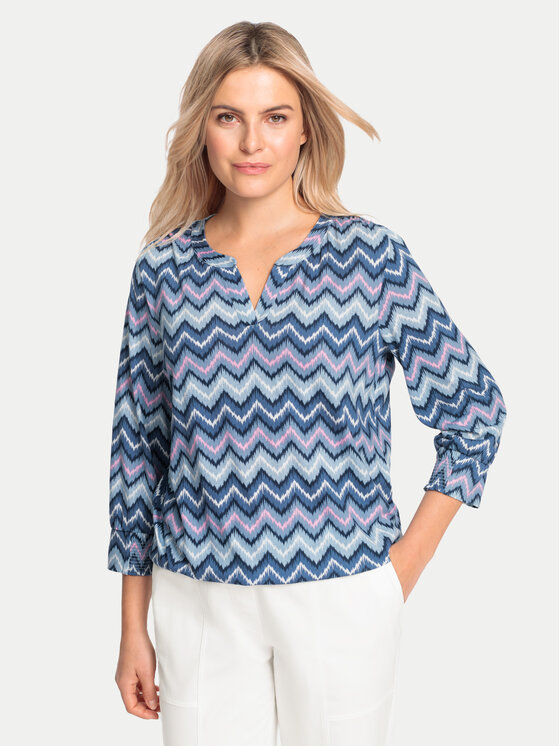 Olsen Olsen Bluză 11105043 Albastru Regular Fit