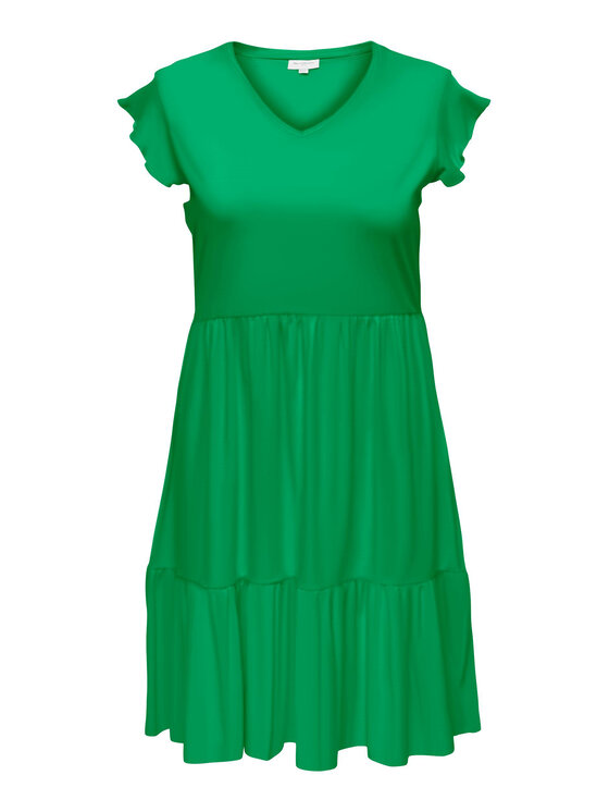ONLY Carmakoma Rochie 15287900 Verde Regular Fit