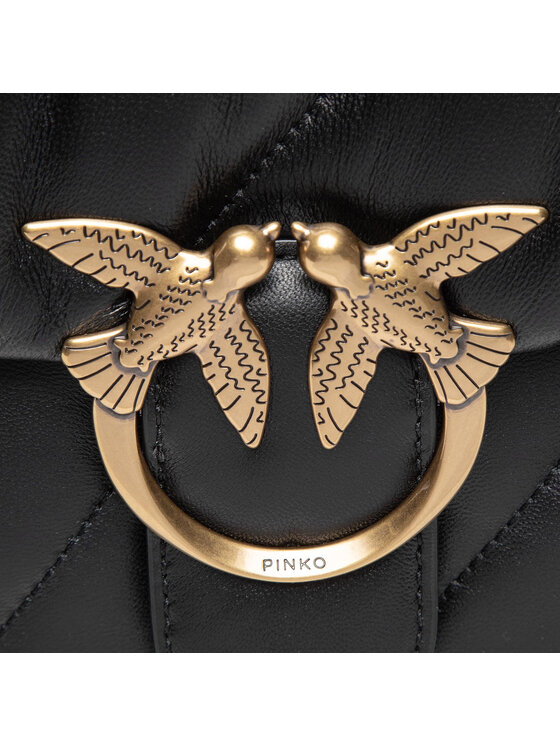 PINKO Pinko Дамска чанта Love Big Puff Maxi Quilt 2 Cl PE 21 PLTT 1P222V Y6Y3 Черен