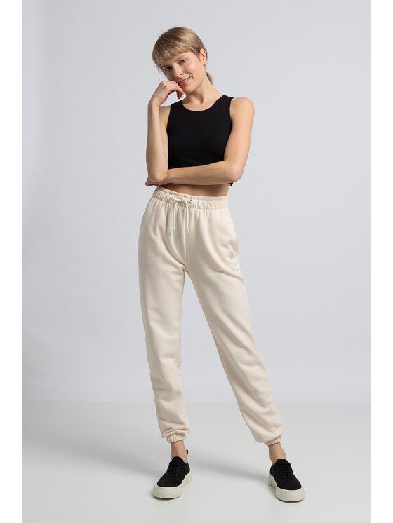 LaLupa LaLupa Spodnie piżamowe LA053 Biały Comfortable Fit
