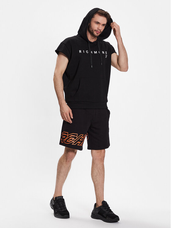 John Richmond John Richmond Pantaloncini sportivi UMP23012BE Nero Regular Fit