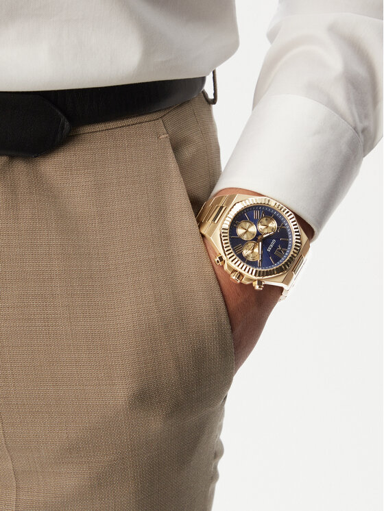 Guess Guess Zegarek Equity GW0703G6 Złoty