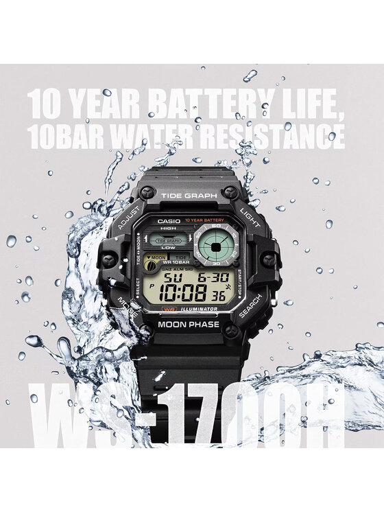 Casio Casio Hodinky AE-1700H-1AVEF Čierna