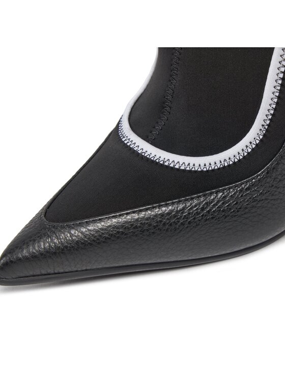 Le Silla Le Silla Škornji Stivaletto 3182R100L3PPSNO004 Črna