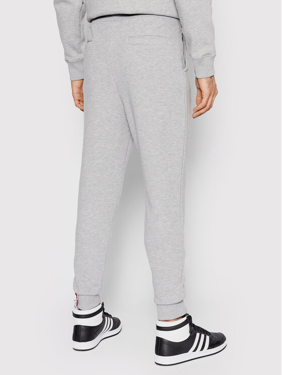 Alpha Industries Alpha Industries Spodnie dresowe Big Letters 126343 Szary Regular Fit