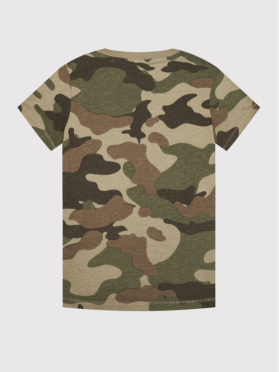 T-shirt N1YI07 K8HM0 Verde Regular Fit