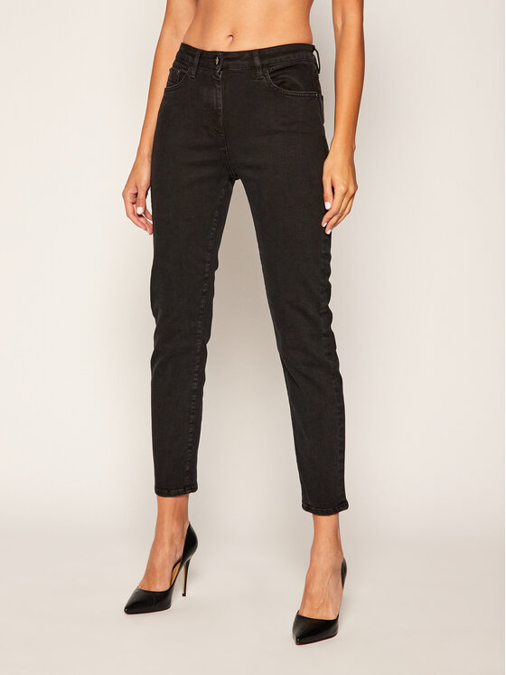 Luisa Spagnoli Prigludę (Slim Fit) džinsai Oxford 537470 Juoda Slim Fit •  Modivo.lt