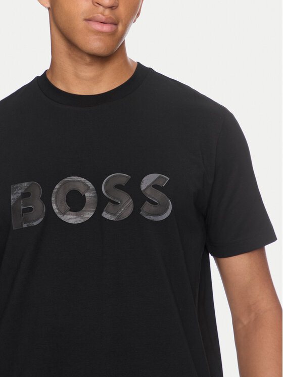 BOSS Boss T-shirt Jagged 1 50519365 Crna Relaxed Fit