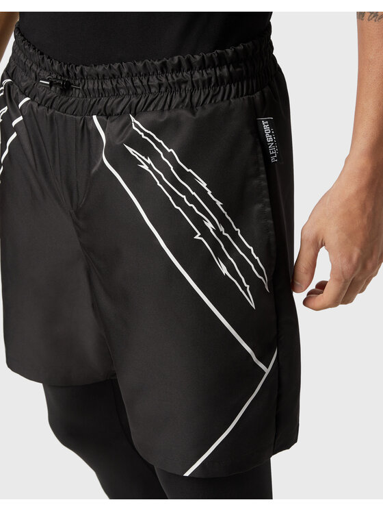 Plein Sport Plein Sport Legginsy 13225 Czarny Active Fit
