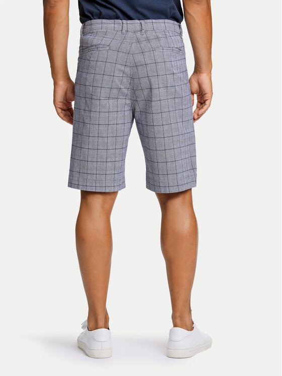 Lindbergh Lindbergh Szorty materiałowe 30-505024 Niebieski Wide Fit