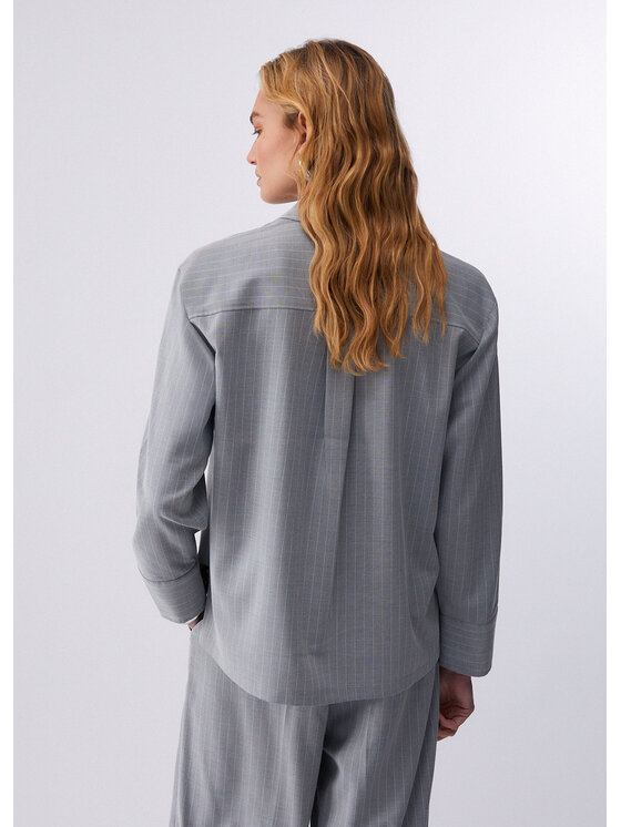 Liu Jo Liu Jo Camicia WA6191T349AD3734 Grigio Regular Fit