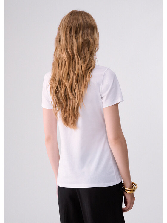 Liu Jo Liu Jo T-shirt WF6346JS923L9469 Bianco Regular Fit