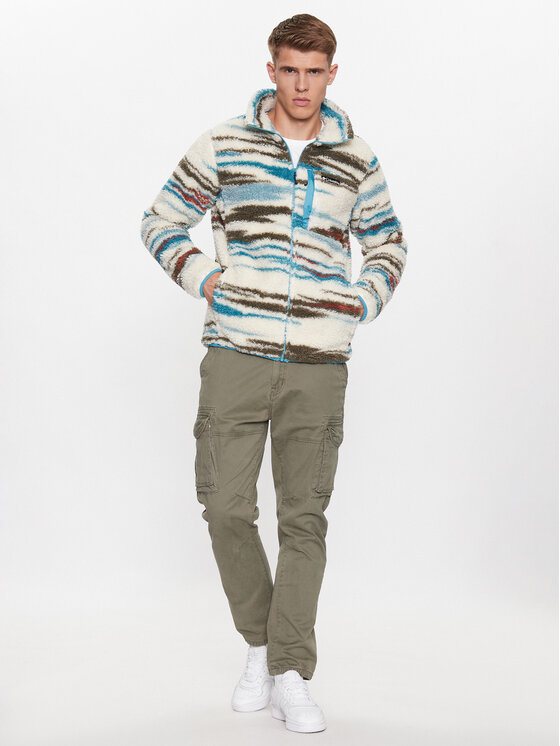 Columbia Print Fleece Full Zip Felpa in Pile con Stampa Winter Pass Uomo