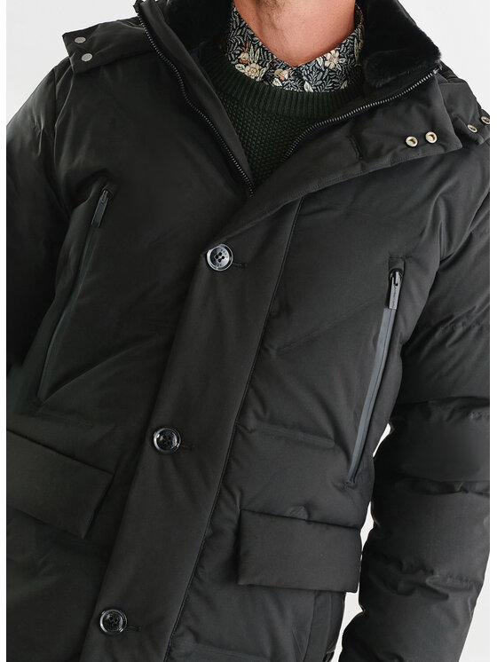 Pako Lorente Pako Lorente Kurtka puchowa P23WF-5X-001 Czarny Classic Fit