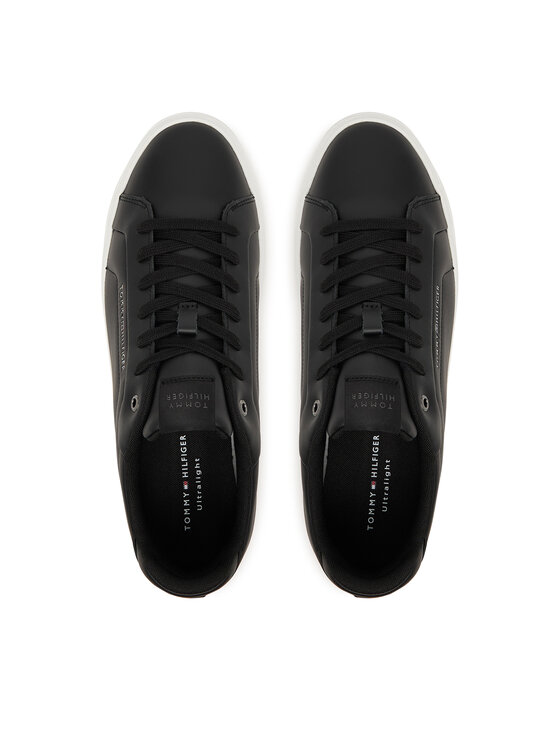 Tommy Hilfiger Tommy Hilfiger Sportcipők Icon Court Light Premium FM0FM05837 Fekete