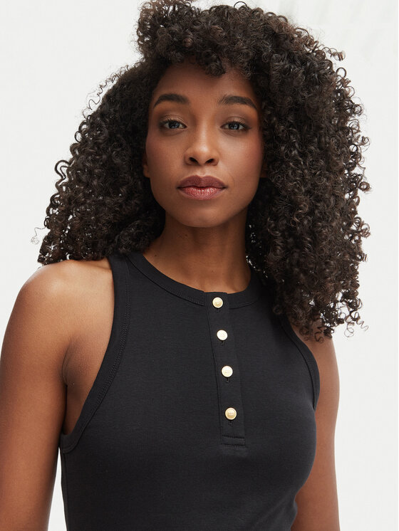 Tommy Hilfiger Tommy Hilfiger Igapäevane kleit WW0WW49628 Must Regular Fit