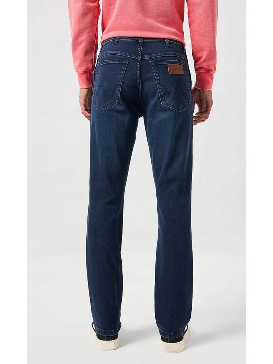 Wrangler Wrangler Jeansy Texas Slim Niebieski Slim Fit