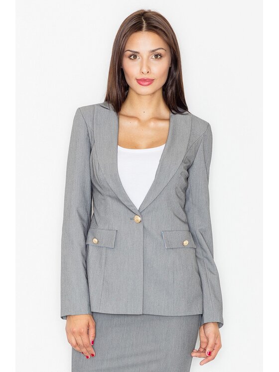 FIGL FIGL Sako M489 Sivá Regular Fit