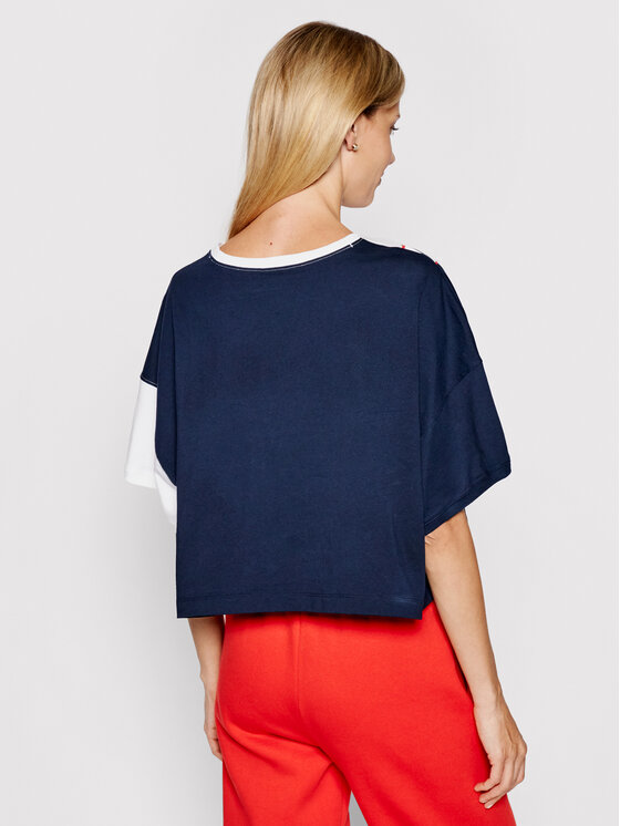 T-shirt Colour Block Jacquard Logo Tape 112767