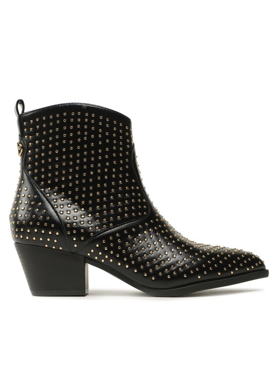 Wunderbar Stiefeletten Schwarz Mit Gold Bilder