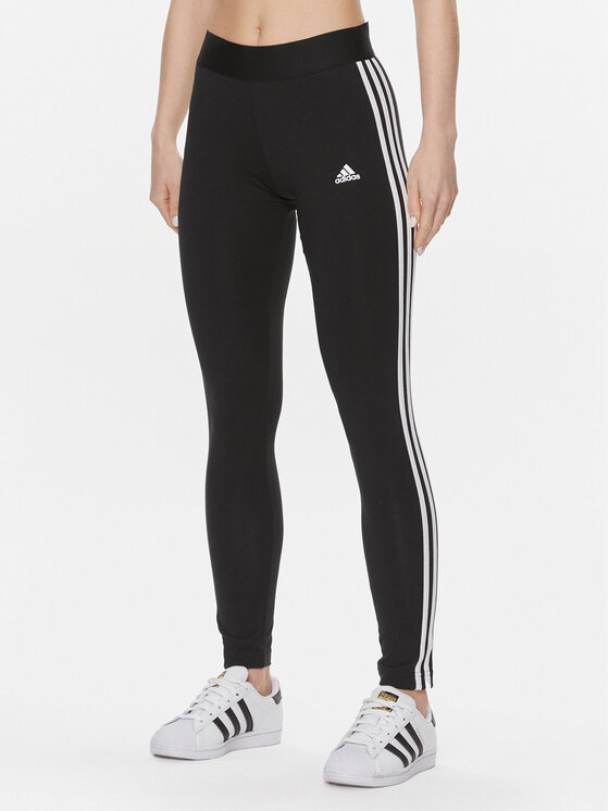 adidas Leggings Loungewear Essentials 3-Stripes GL0723 Crna Extra Slim Fit