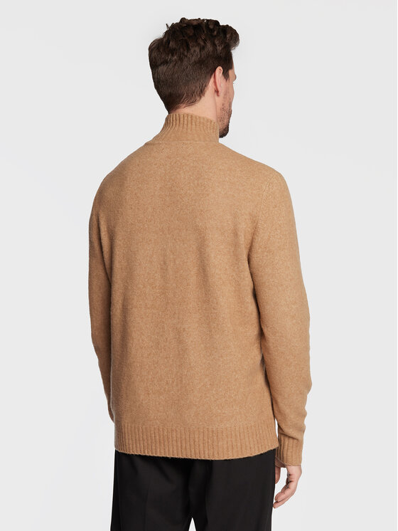 J.Lindeberg J.Lindeberg Golf Orian Merino FMKW06529 Brązowy Regular Fit