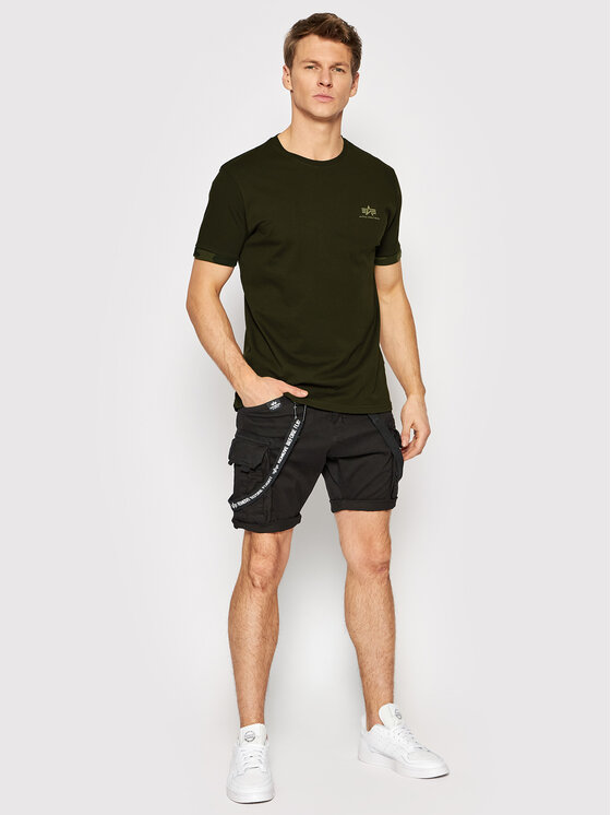 Alpha Industries Alpha Industries Szorty materiałowe Utility 116213 Czarny Regular Fit