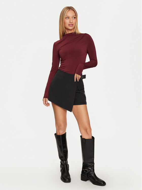 Pieces Pieces Palaidinė 17153519 Vyšninė Slim Fit