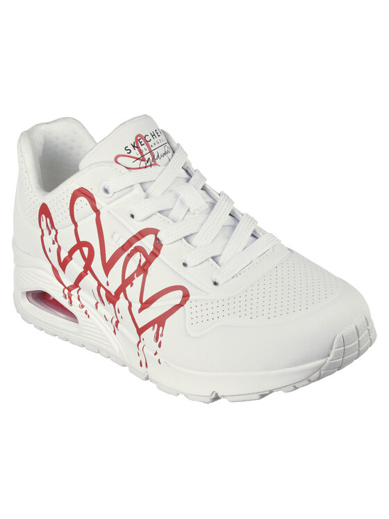 Skechers Skechers Sneakers x JGoldcrown: Uno — Dripping In Love Bianco