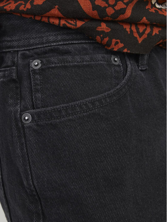 Jack & Jones Jack & Jones Szorty jeansowe Tony 12249068 Czarny Loose Fit