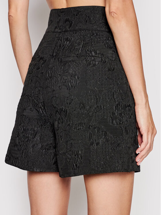 Custommade Custommade Bavlnené šortky Novelle By Nbs 212459702 Čierna Slim Fit