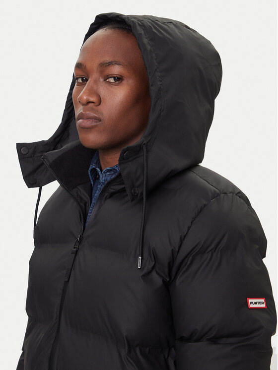 Hunter Hunter Ziemas jaka Bretton HARM0023252 Melns Regular Fit