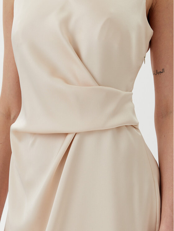 Rinascimento Rinascimento Coctailkleid CFC0122928003 Beige Regular Fit