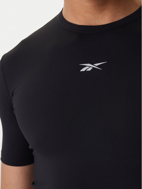 Reebok Reebok Тениска от техническо трико RK25599CCM Черен Slim Fit