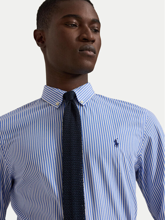 Polo Ralph Lauren Polo Ralph Lauren Πουκάμισο 710929344001 Μπλε Slim Fit
