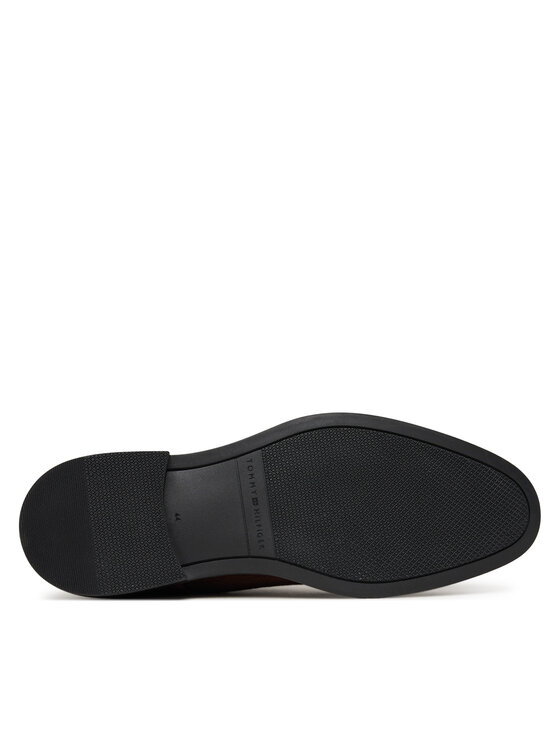 Tommy Hilfiger Tommy Hilfiger Nizki čevlji Corporate Derby FM0FM05582 Rjava