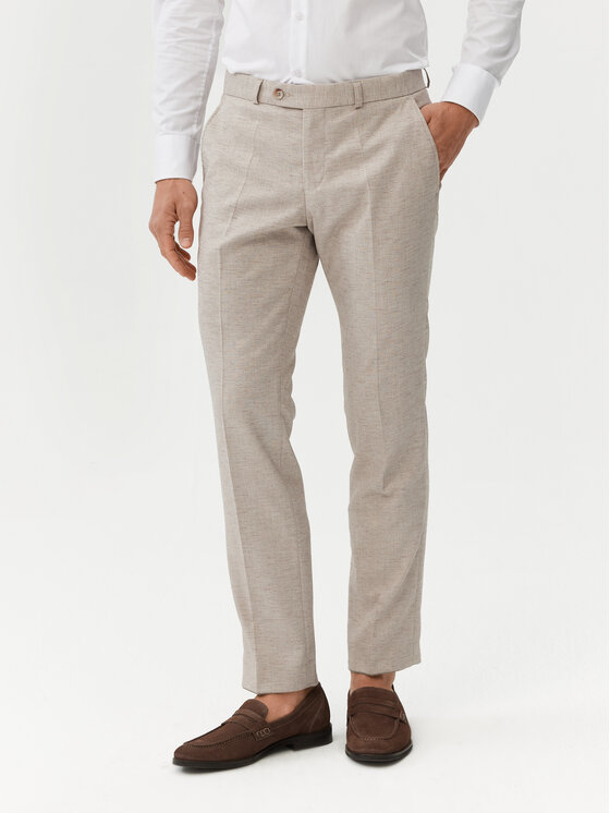 Evenemen Evenemen Garnitur Passa Beżowy Slim Fit
