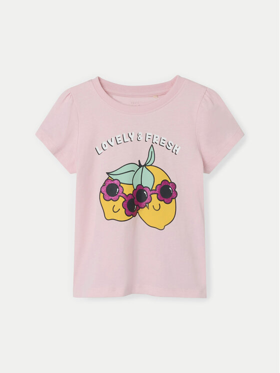NAME IT NAME IT T-Shirt Vibeke 13228146 Ροζ Regular Fit