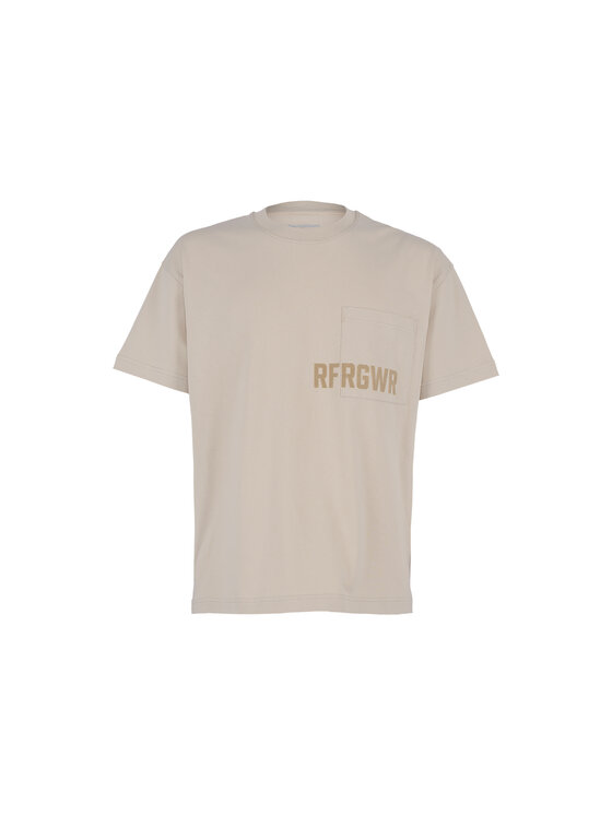 RefrigiWear RefrigiWear T-shirt T63700-A00081 Beige Regular Fit