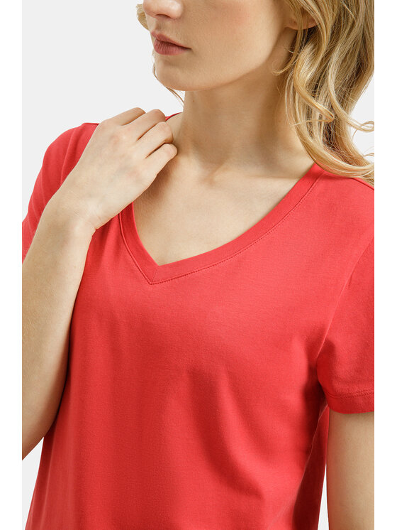 Cross Jeans Cross Jeans T-Shirt 56250-007 Czerwony