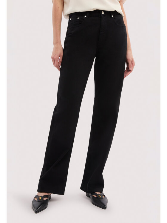 Trussardi Trussardi Spodnie materiałowe P7059000362N033 Czarny Regular Fit
