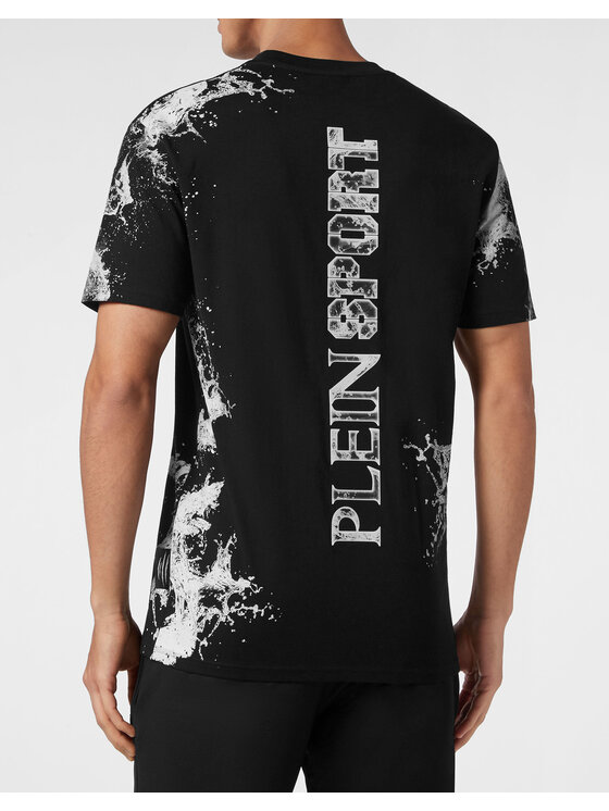 Plein Sport Plein Sport T-Shirt 4877 Czarny Regular Fit